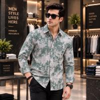 Premium China Jafran Fabrics Print Shirt