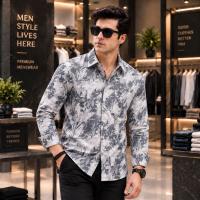 Premium China Jafran Fabrics Print Shirt