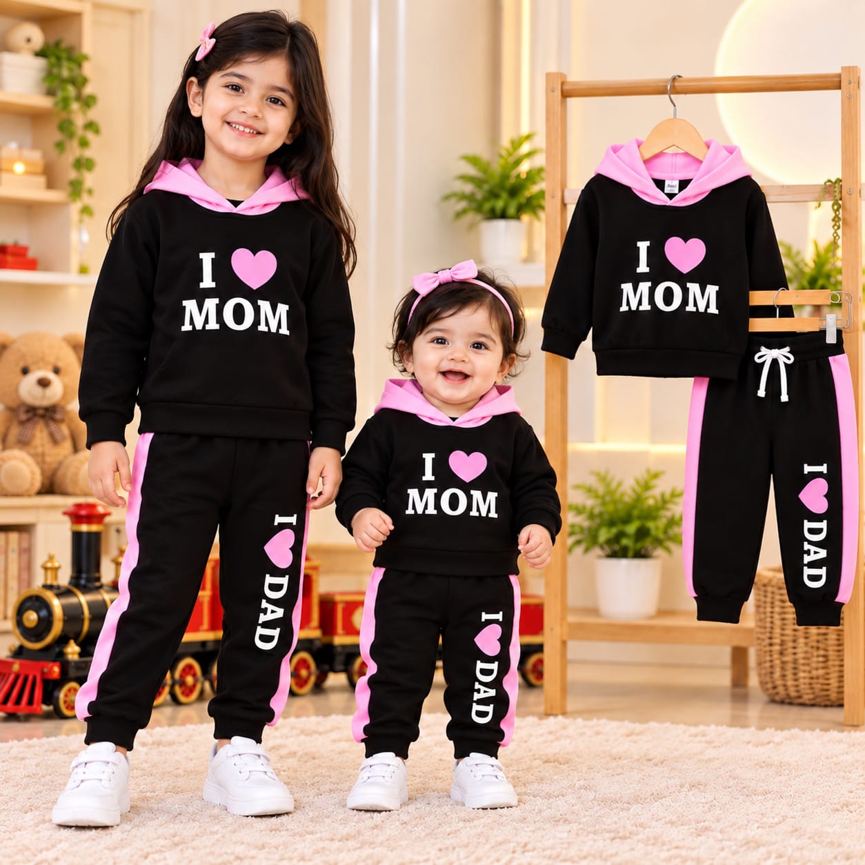 Kids Stylish Hoodie Set