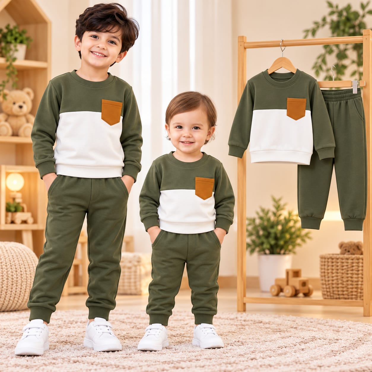 Kids Stylish Sweatshirt Set