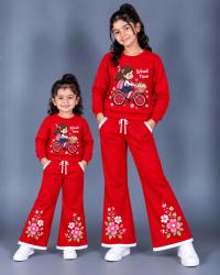 Girls Stylish Sweatshirt Set