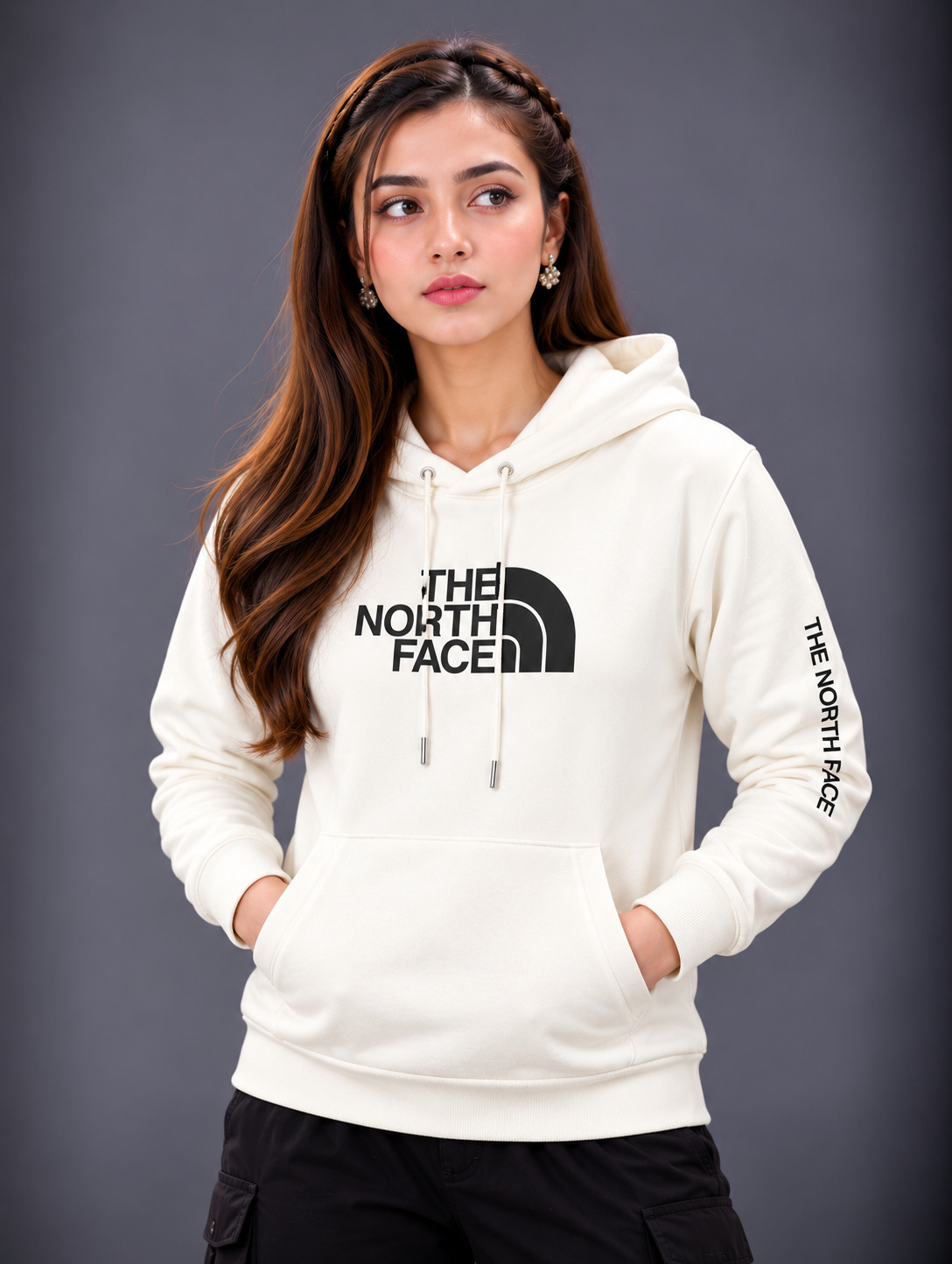 Premium Stylish Ladies North Face Hoodie