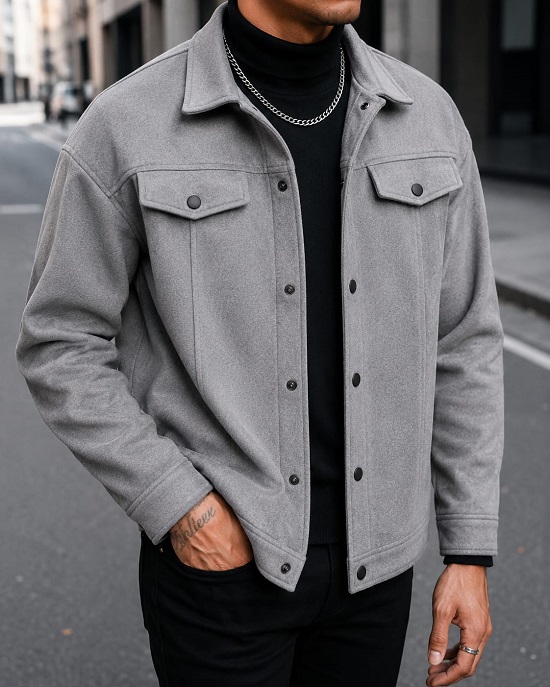 Chinese Winter Shacket Jacket