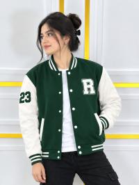 Stylish Cotton Varsity Jacket