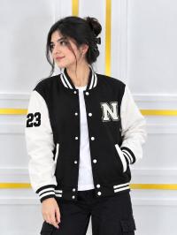 Stylish Cotton Varsity Jacket