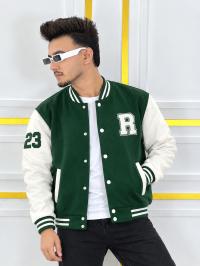 Stylish Cotton Varsity Jacket
