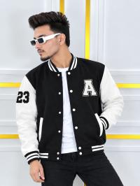 Stylish Cotton Varsity Jacket