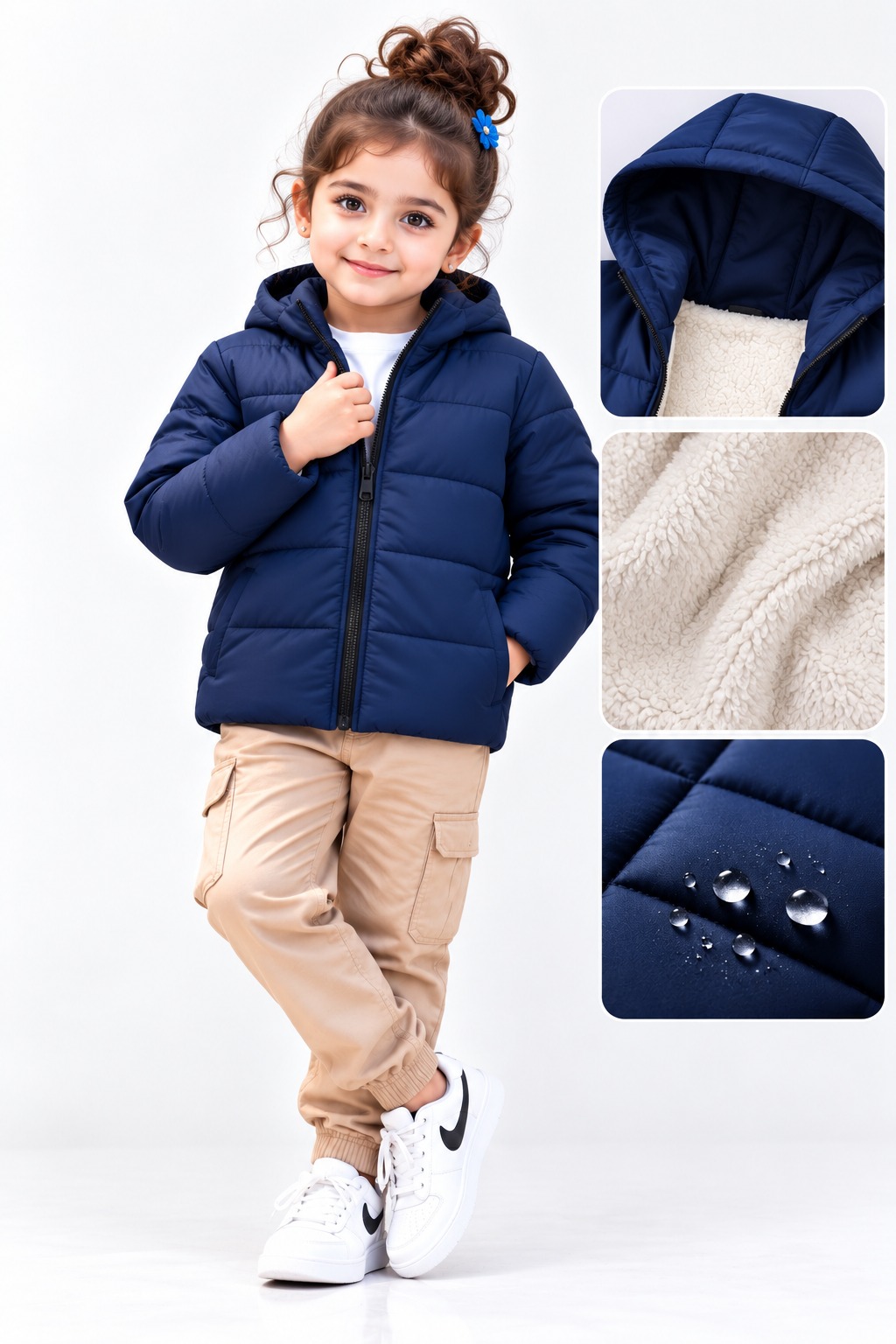 Premium Kids Sherpa Padding Jacket