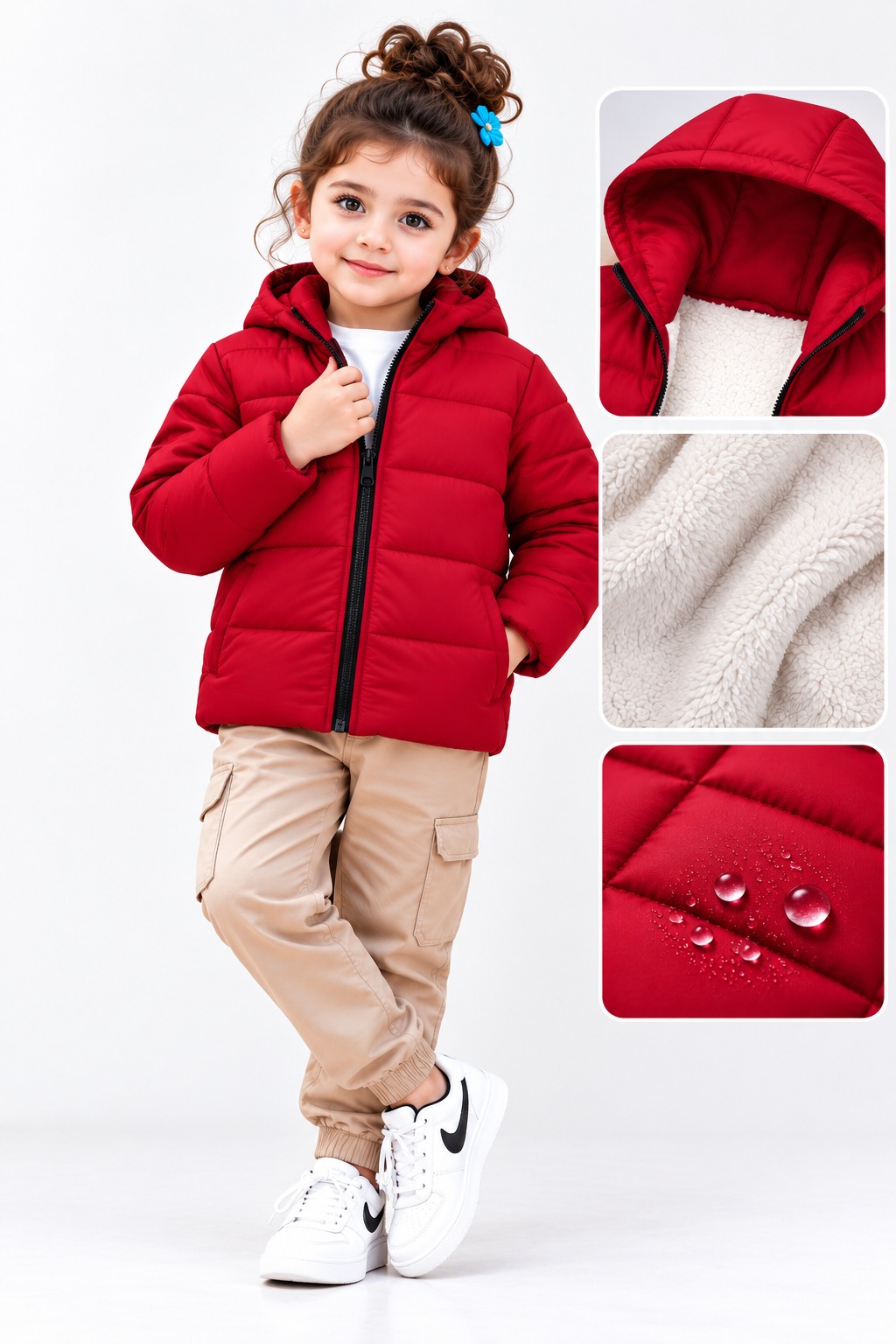 Premium Kids Sherpa Padding Jacket