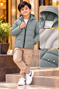 Premium Kids Sherpa Padding Jacket