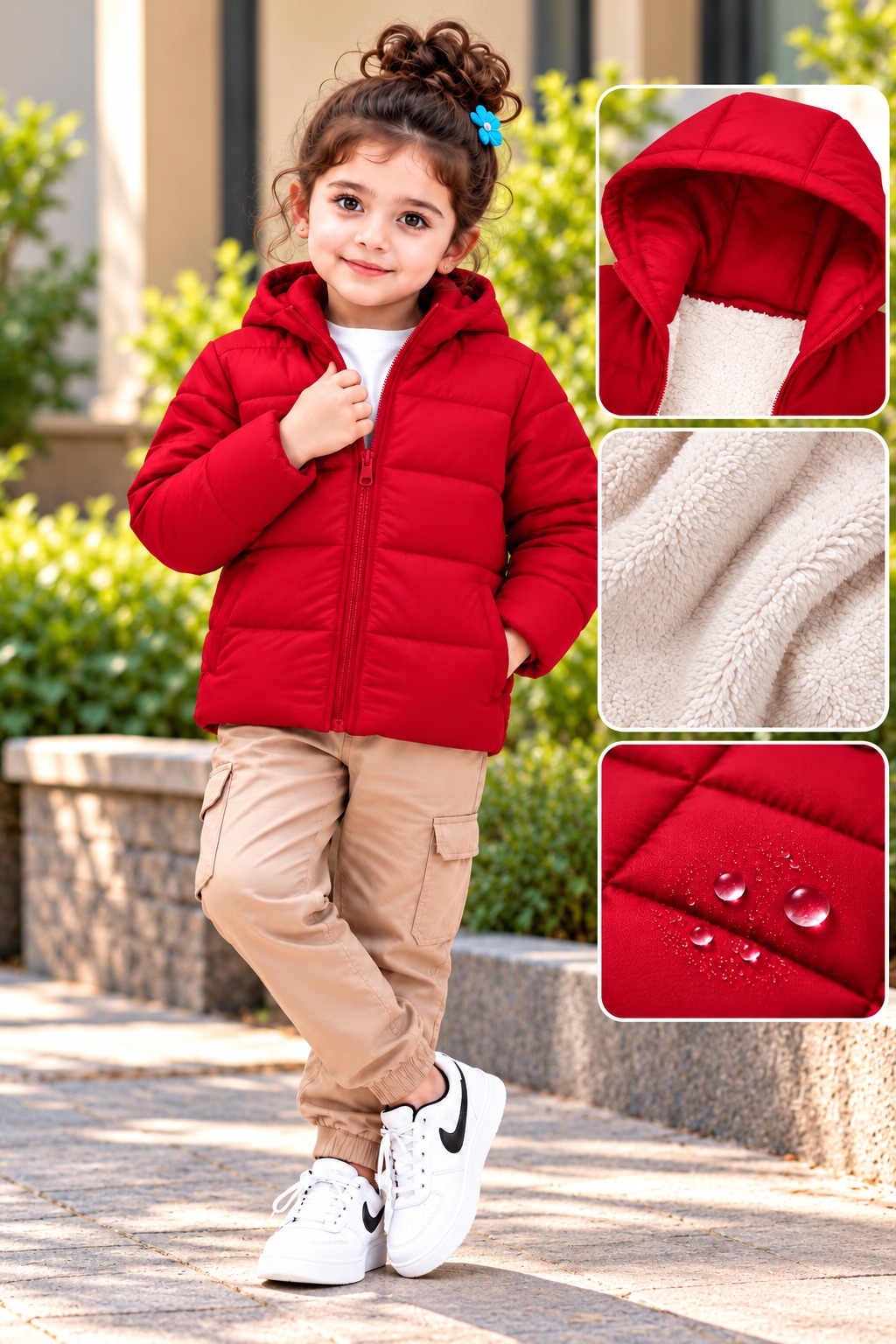 Premium Kids Sherpa Padding Jacket