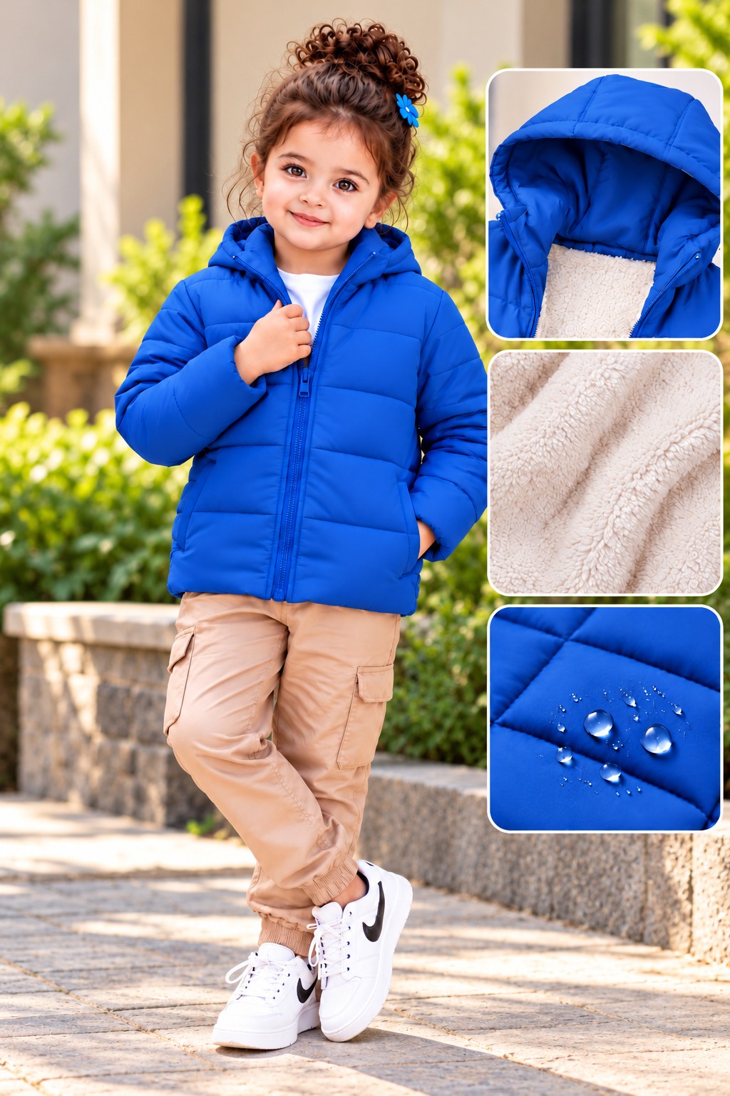 Premium Kids Sherpa Padding Jacket