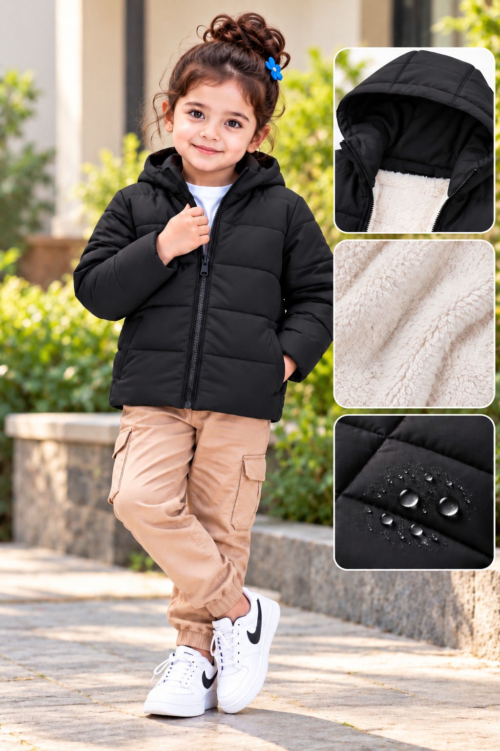 Premium Kids Sherpa Padding Jacket