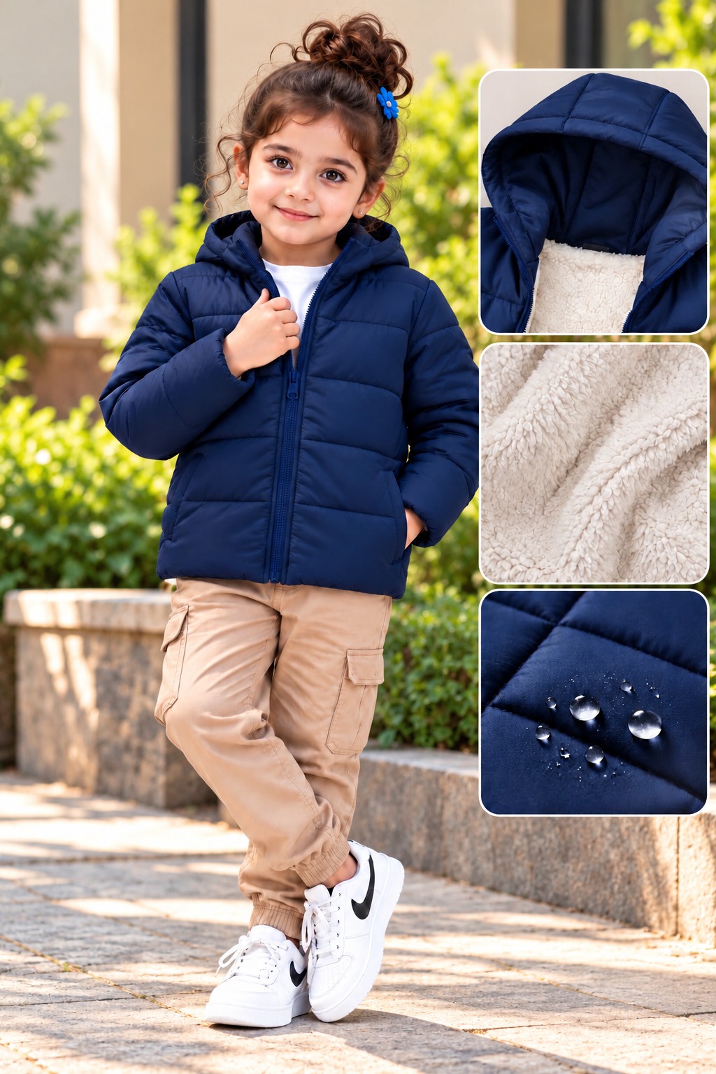 Premium Kids Sherpa Padding Jacket