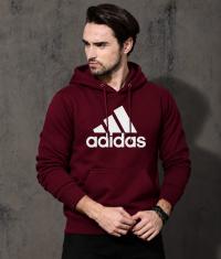 Stylish Solid Printed Cotton Hoodie