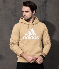 Stylish Solid Printed Cotton Hoodie