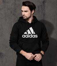 Stylish Solid Printed Cotton Hoodie
