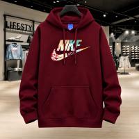 Stylish Solid Printed Cotton Hoodie
