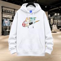 Stylish Solid Printed Cotton Hoodie