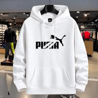 Stylish Solid Printed Cotton Hoodie