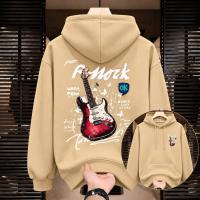 Stylish Solid Printed Cotton Hoodie