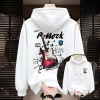 Stylish Solid Printed Cotton Hoodie