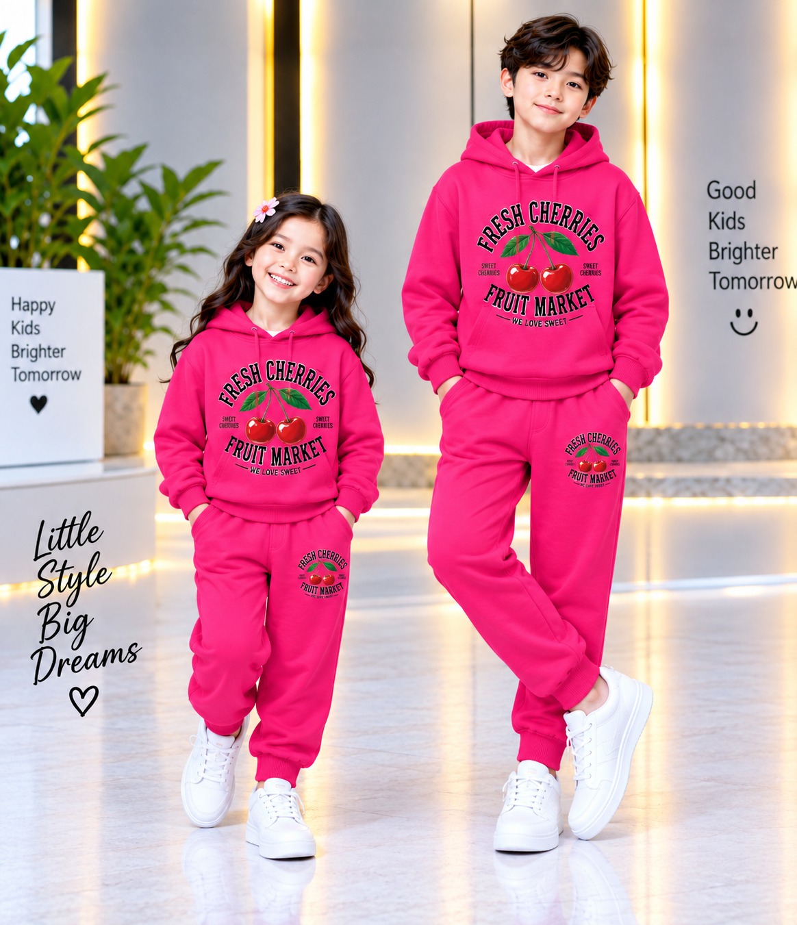 Stylish Kids Hoodie Set