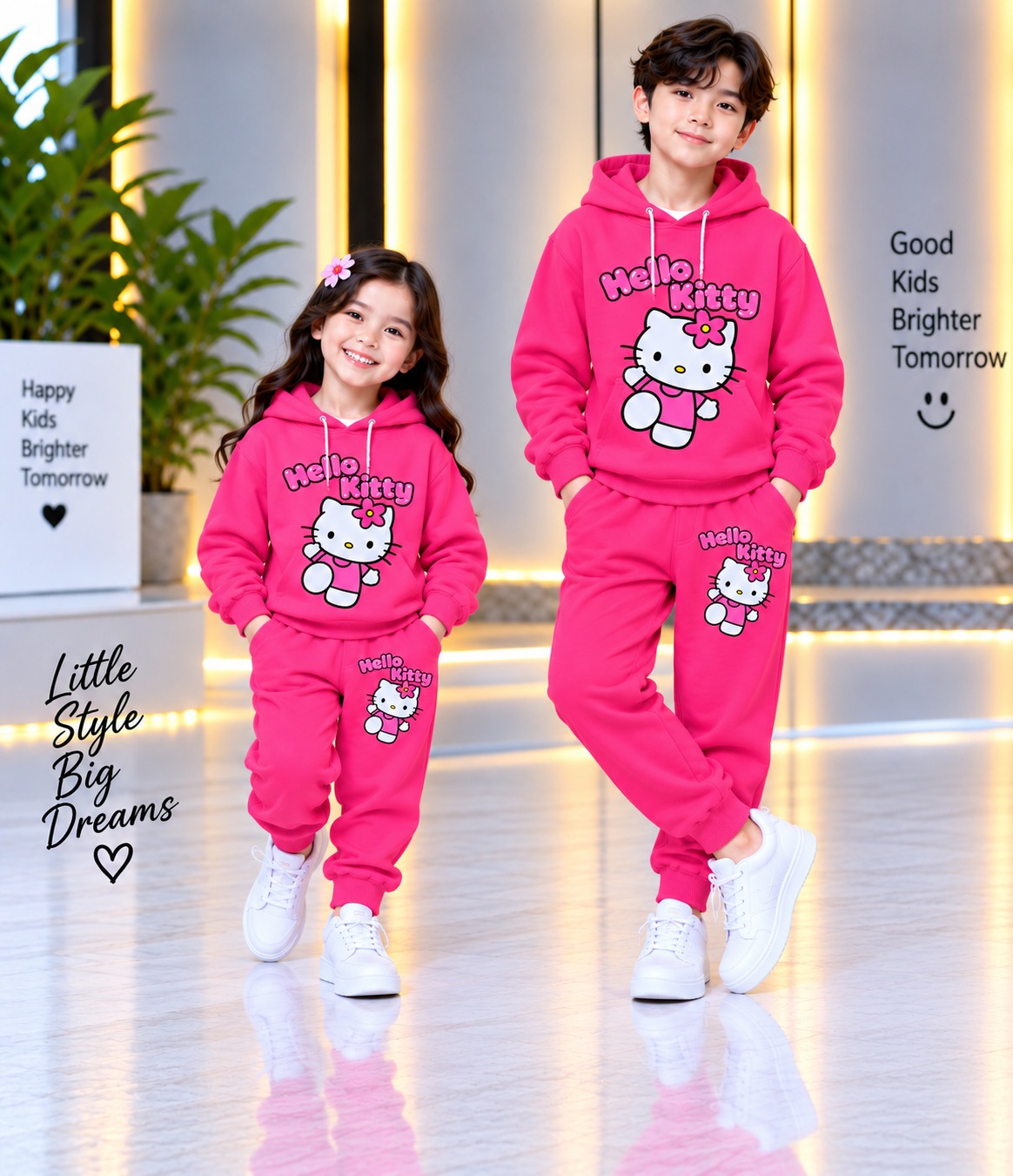 Stylish Kids Hoodie Set