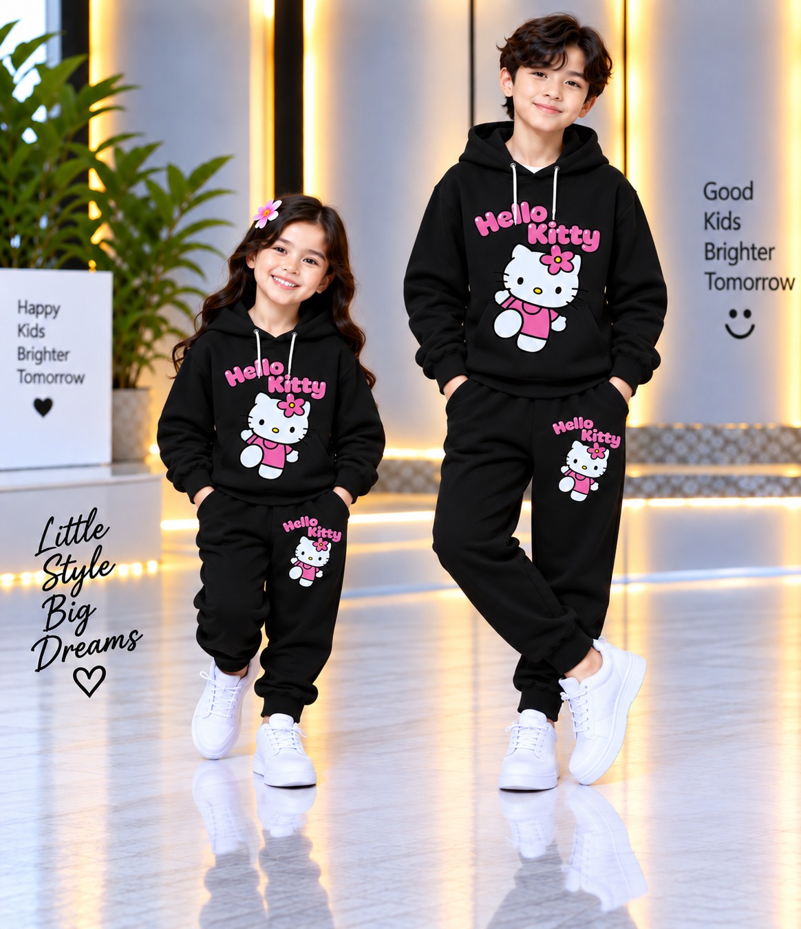 Stylish Kids Hoodie Set