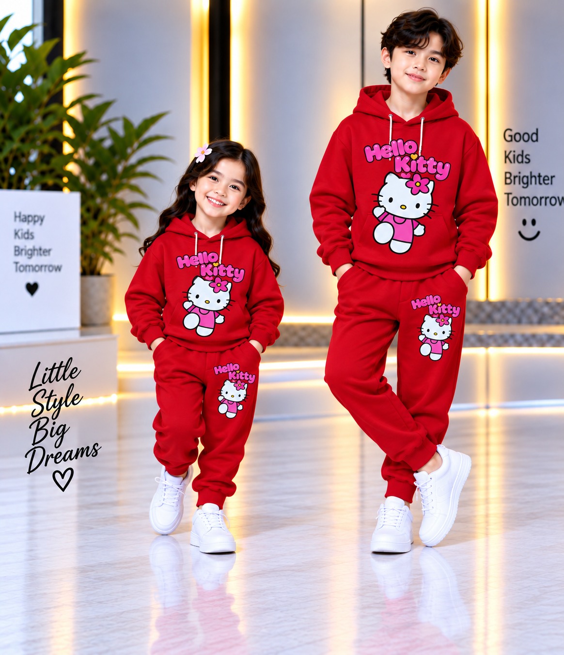 Stylish Kids Hoodie Set